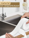 1 Pc White Waterproof Floor Seal Sticker – PVC Self-Adhesive Caulk Tape Roll for Kitchen, Bathroom, Bathtub, Sink, and Wall Edges - Image 7